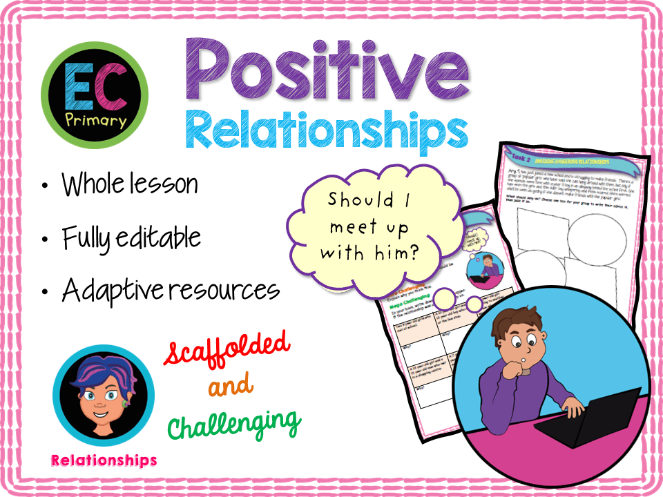 Relationships KS2 Primary PSHE Teaching Resources
