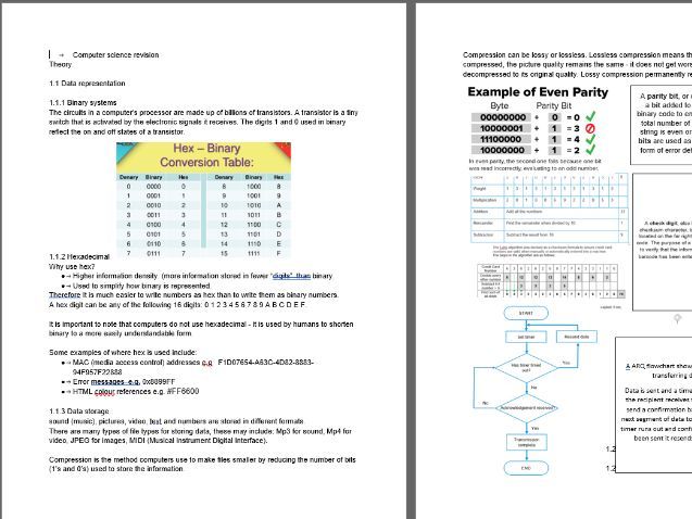 CIE-IGCSE COMPUTERSCIENCE-0478 Revision Notes ZNotes