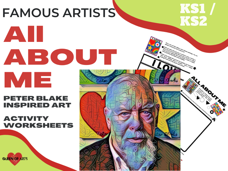 KS1 / KS2 All about me art worksheets Teaching Resources