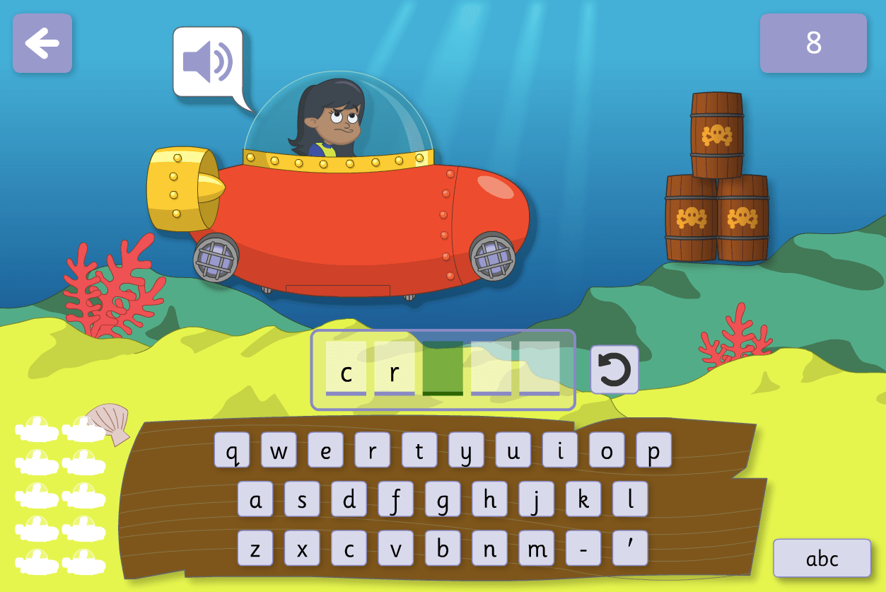 Teach child how to read Phonics Interactive Games Phase 5