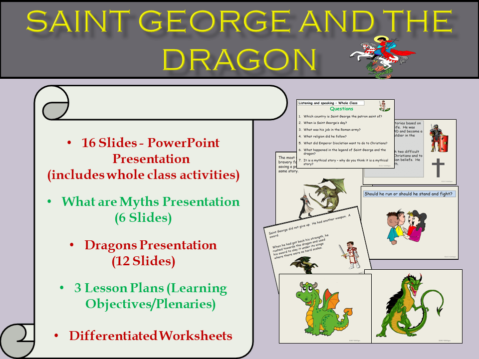 St Day Saint and The Dragon Presentation, Myths