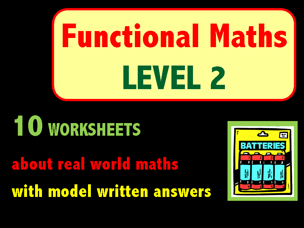 Functional Maths Level 2 Teaching Resources