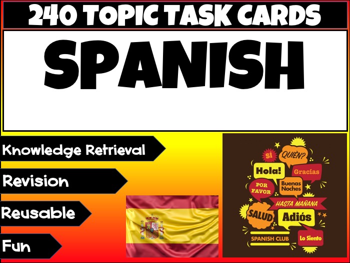 Spanish Language Learning MFL Teaching Resources