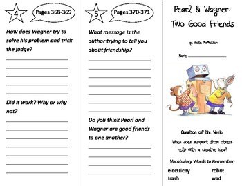 Pearl & Wagner Two Good Friends Trifold - Reading Street 2Nd Grade Unit 3 Week 1 | Teaching Resources