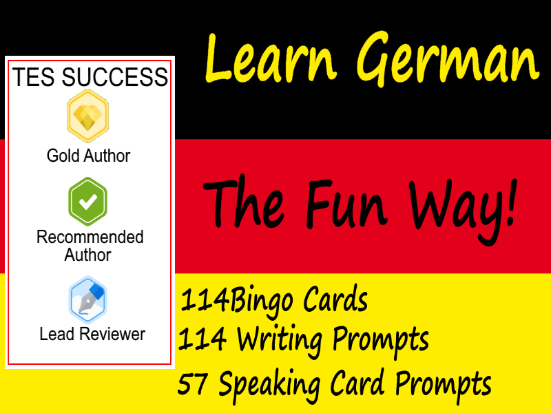 Learning To Speak German The Fun Way! Bundle Teaching Resources