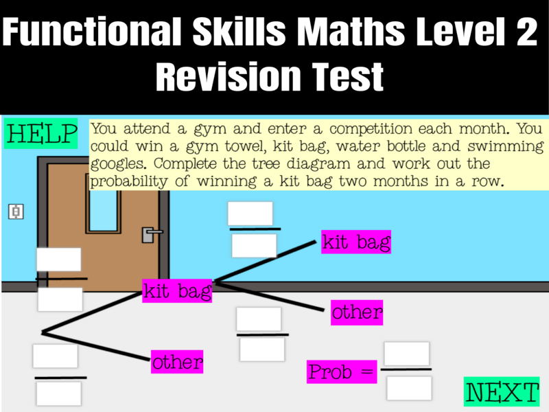 Functional Skills Maths Level 2 Test Questions Teaching Resources