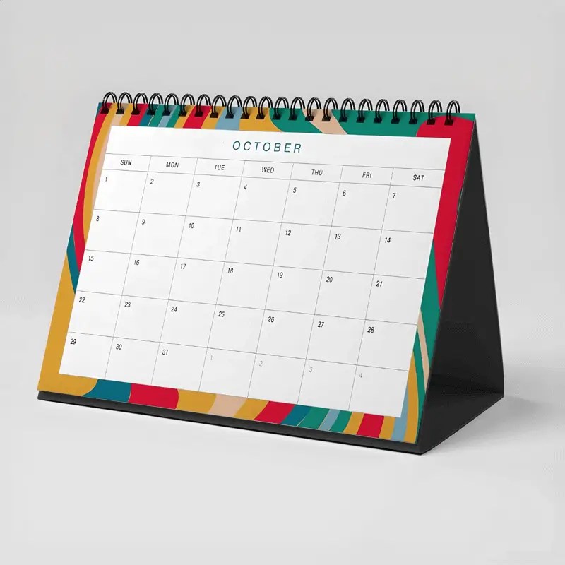 Personalised Desk Calendar Print Custom Calendars Mixam