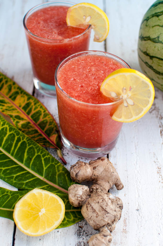 Hydrating Watermelon Ginger Juice The Passionate Vegan