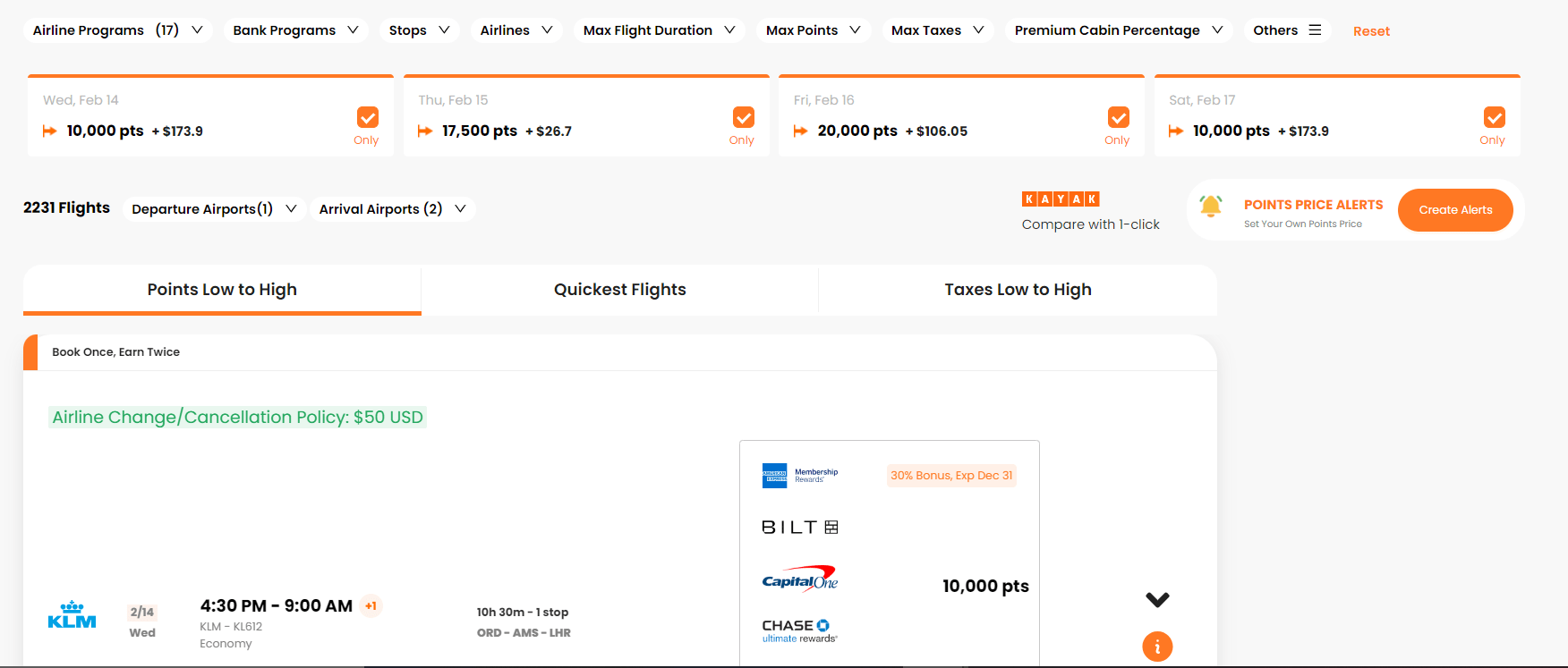 PointsYeah The best allinone points travel planning(award search