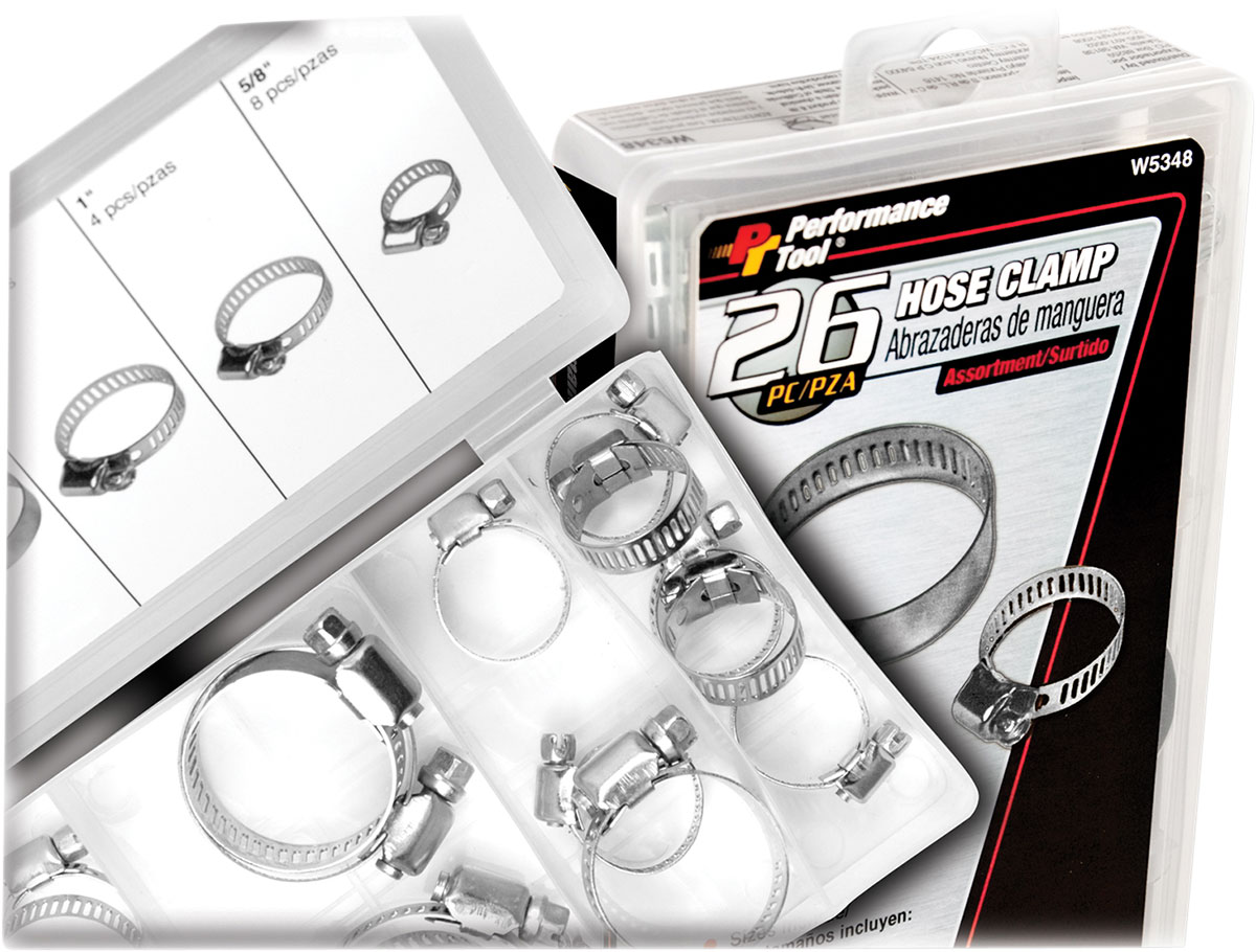 Performance Tool 26piece Hose Clamp AssortmentPTL 2402013