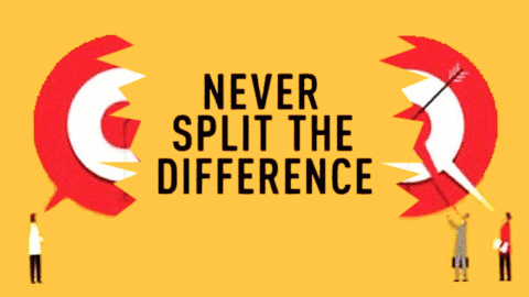 How does the theme of negotiation in 'Never Split the Difference'