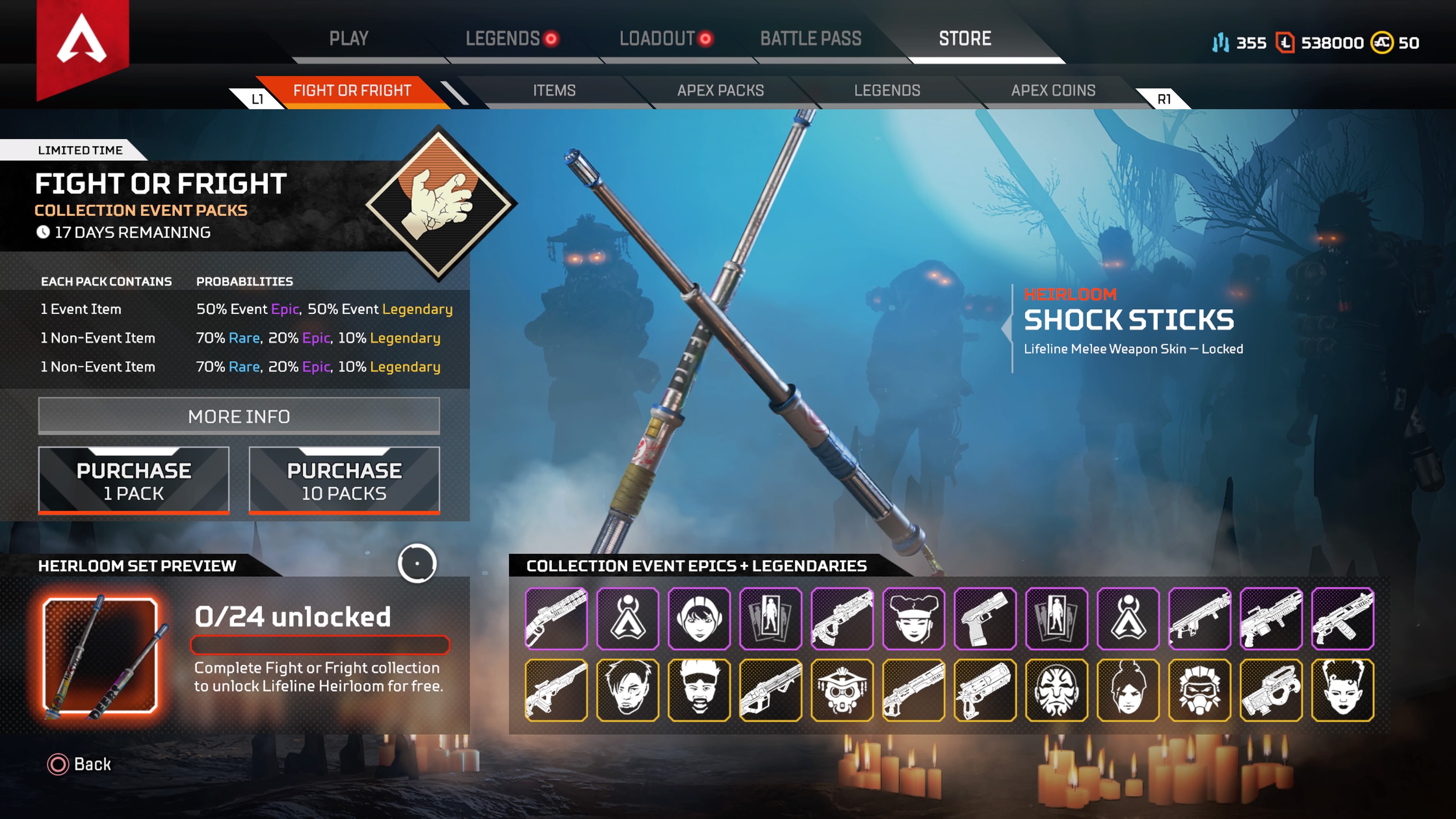 How to get Lifeline Heirloom Set in Apex Legends Halloween event