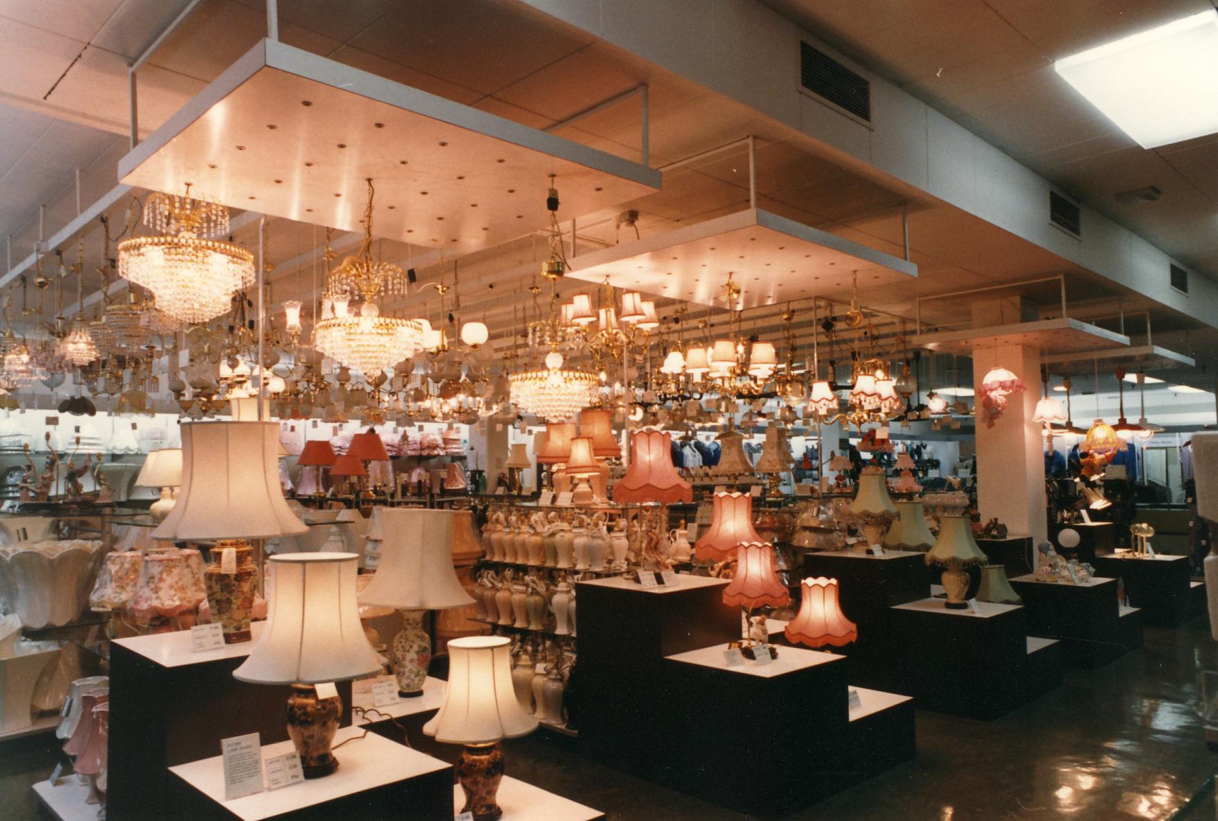 Lighting department John Lewis Memory Store