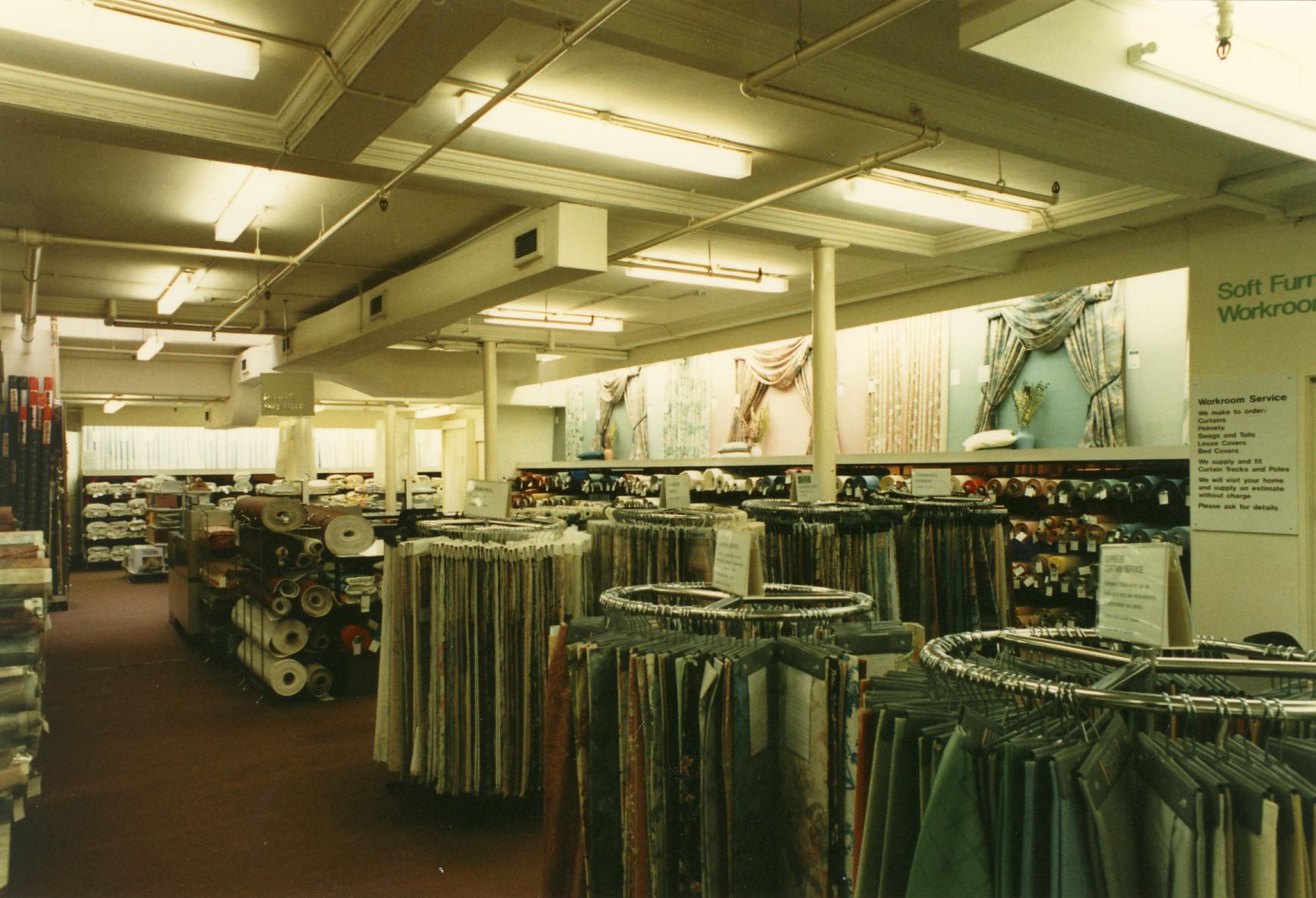 Furnishing fabric department John Lewis Memory Store