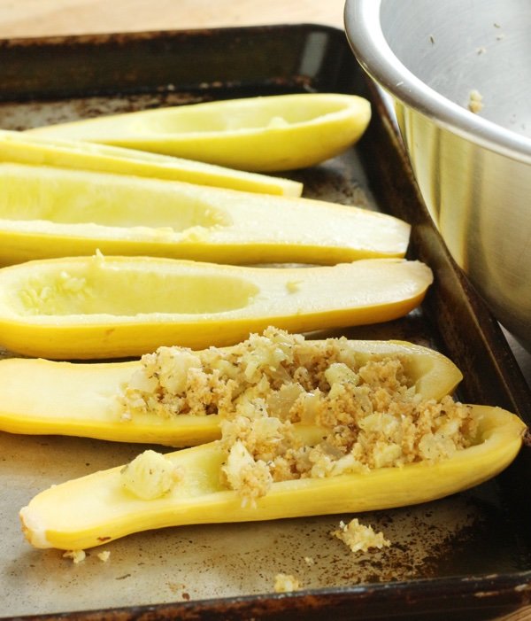 Stuffed Yellow Squash Recipe