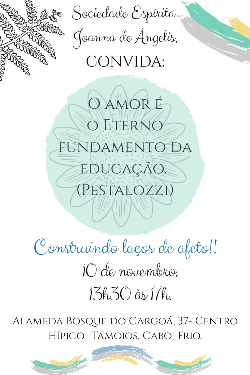 O amor é eterno fundamento da educação Sympla