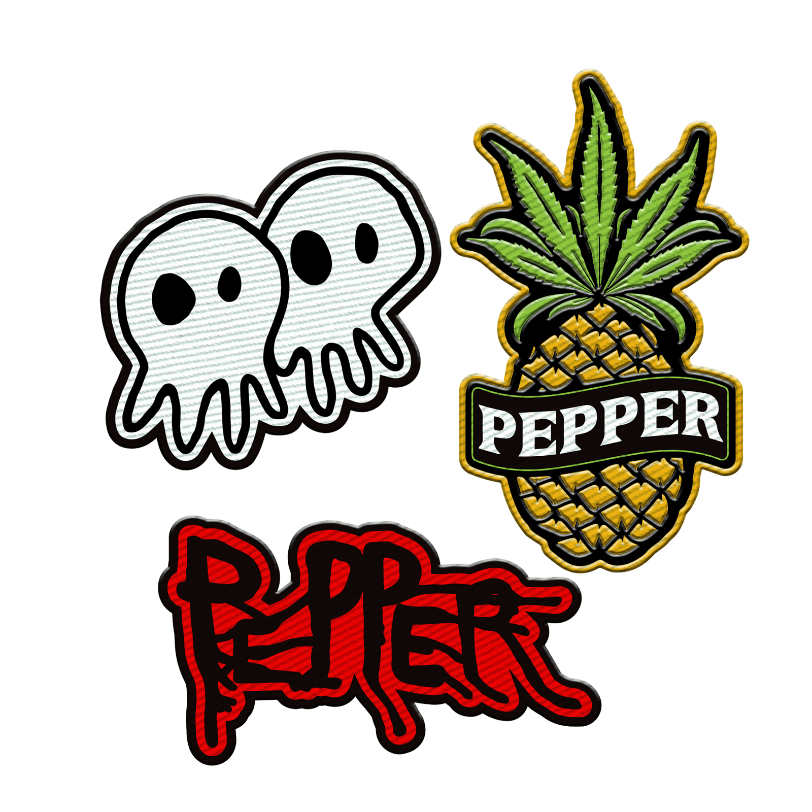 Skullconut Patch Set Pepper