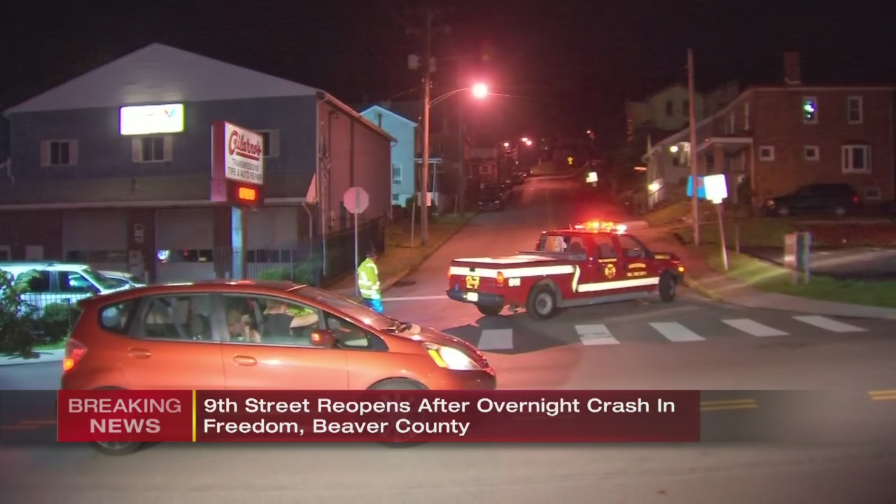 Crash closes street for hours in Beaver County