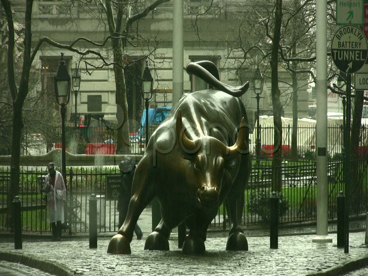 Wall Street Bull Statue Stock Video Footage 85825 Pond5