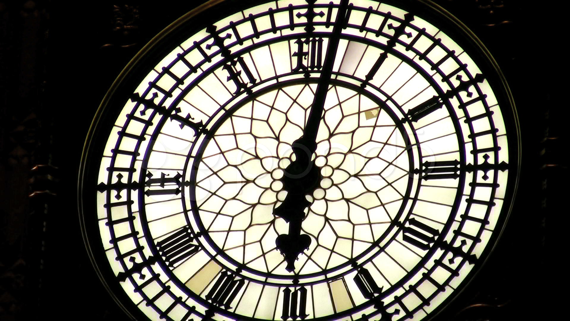 Stock Video Big Ben clock face London England UK 311339