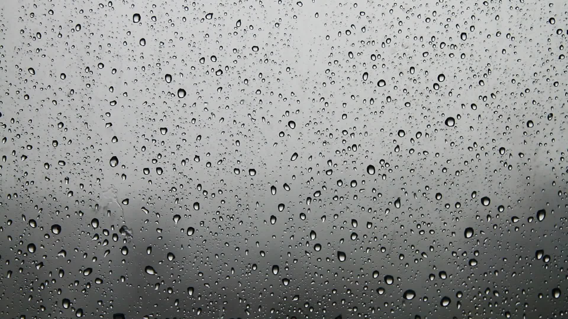 Rain Water Drops On Window Glass Stock Video 11478061 HD Stock Footage