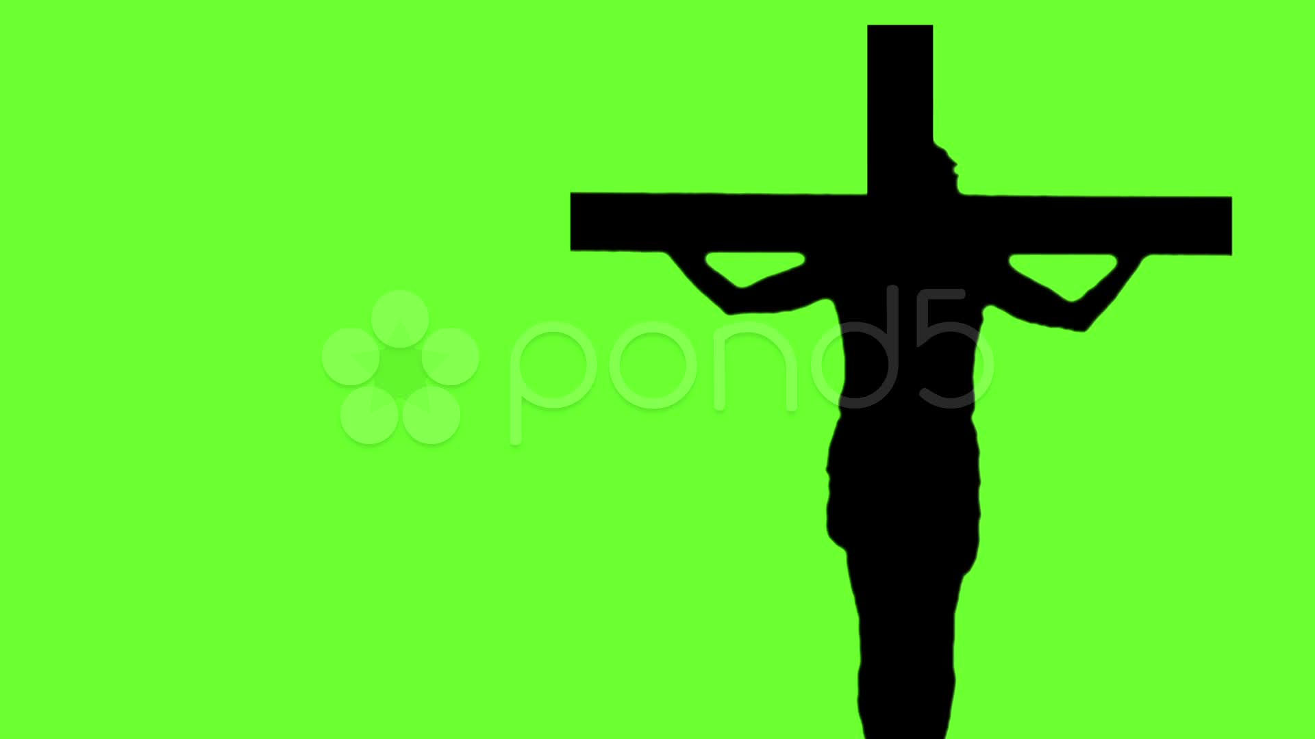 Jesus Cross Medium Green screen Stock Footage 20620463
