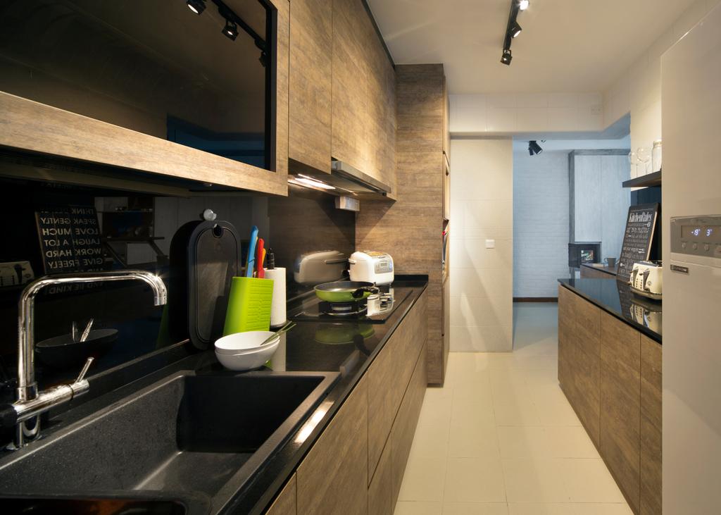 Solid Aluminium Body 5G Door Granite Table Top Kitchen Alpha