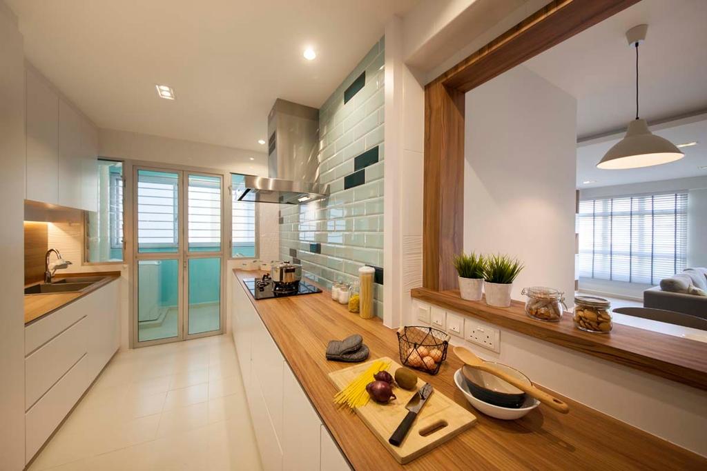 This stunning home plays up the importance of natural lighting in scandinavian interior design. Scandinavian Kitchen Design Hdb