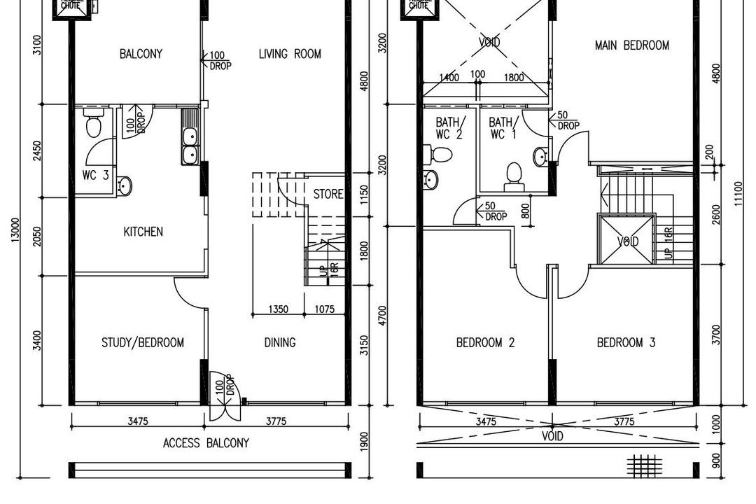 Executive Floorplan Interior Design Singapore Interior