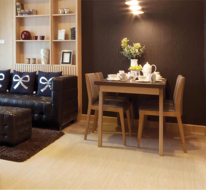 These Vinyl Tiles Look/Feel Like Parquet, Except They’re Much Cheaper