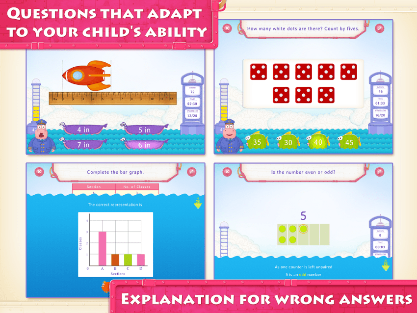 Splash Math Grades 1 to 5 Mobile App The Best Mobile App Awards