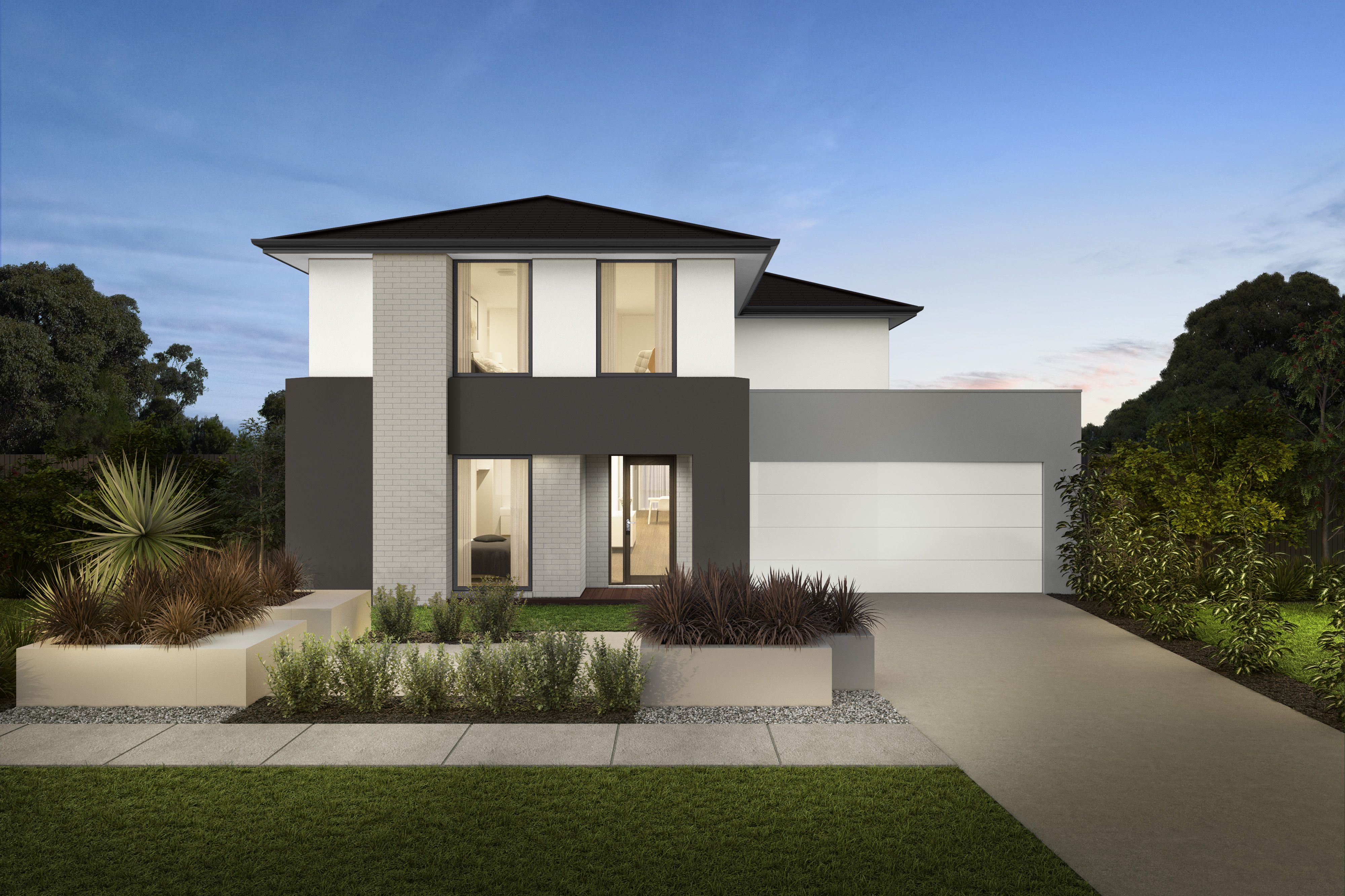 d SIX by Eight Homes from 297,900 Floorplans, Facades, Display