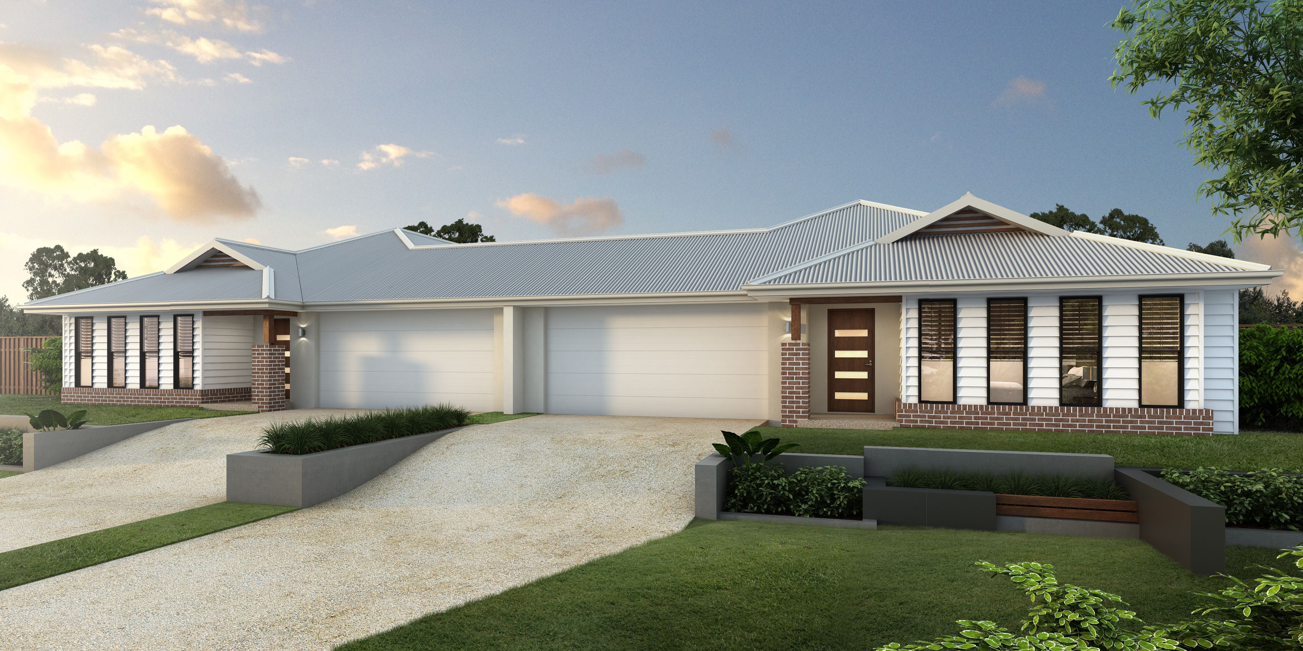 Amaroo 454 Duplex by Stroud Homes, QLD Price, Floorplans, Facades