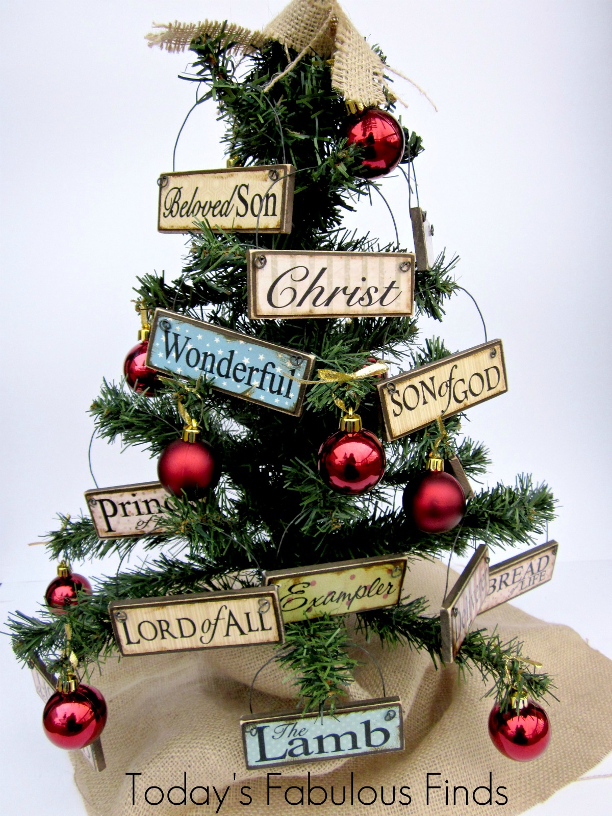 DIY Paint Stick Ornaments Names and Attributes of Christ 24/7 Moms