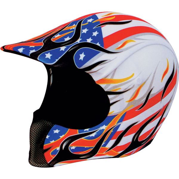 Helmet Skinz USA Flame Helmet Skin