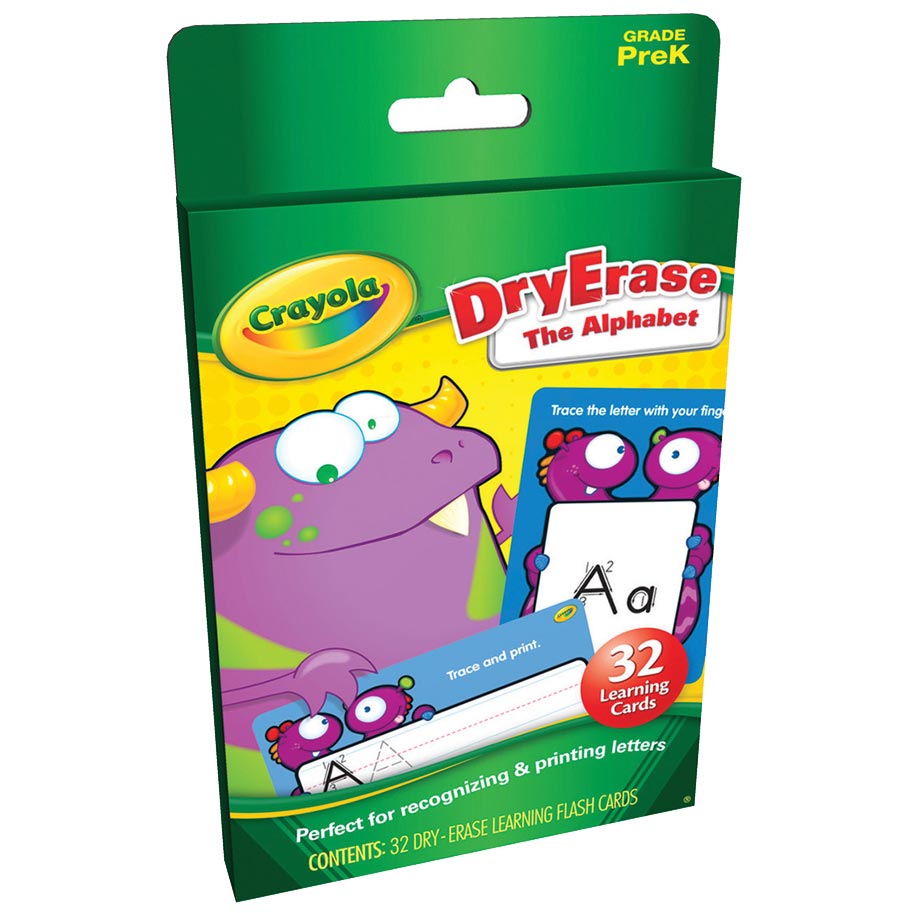 Crayola DryErase Learning Cards Fat Brain Toys