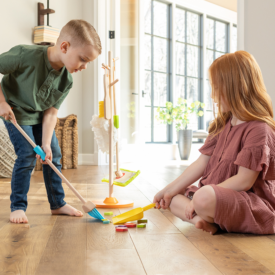 Sweep, Scrub, and Shine Cleaning Set Best for 3 year olds