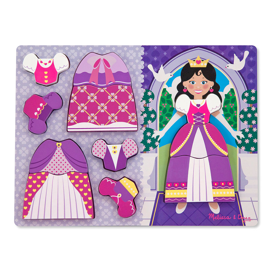 Princess Dress Up Chunky Puzzle Fat Brain Toys