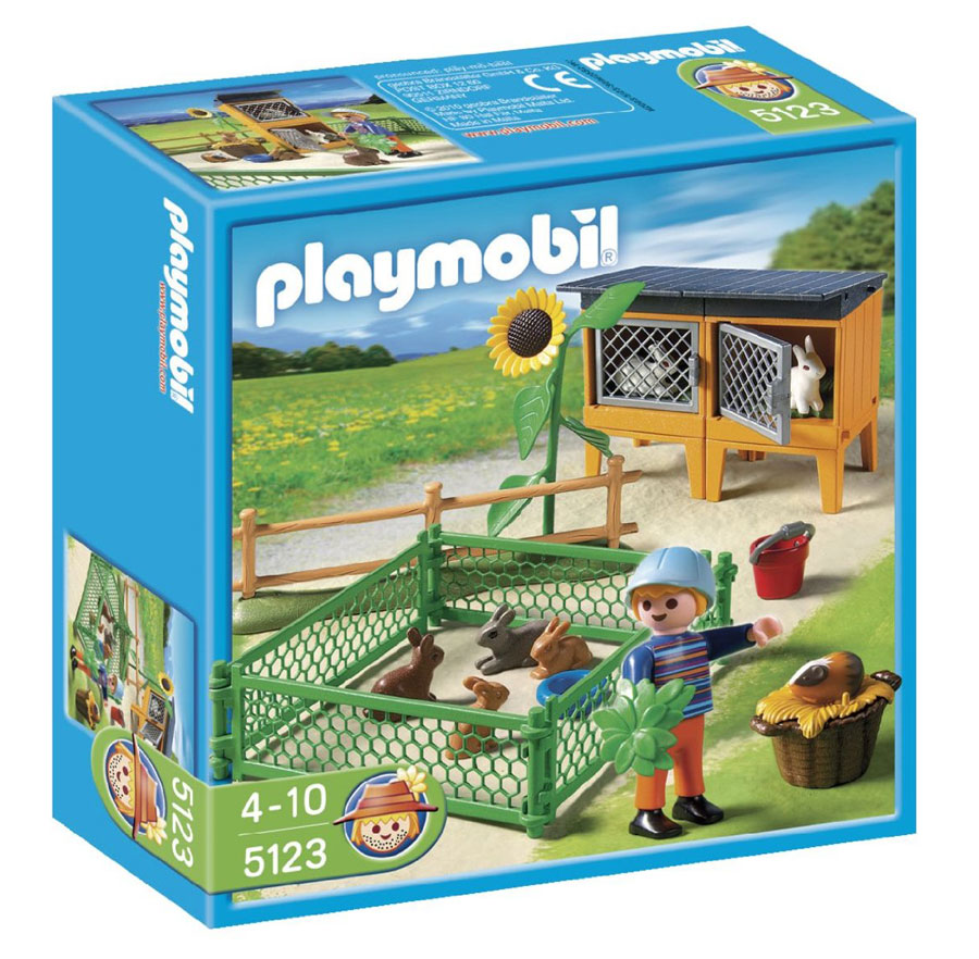 Playmobil Farm Bunny Hutch Fat Brain Toys