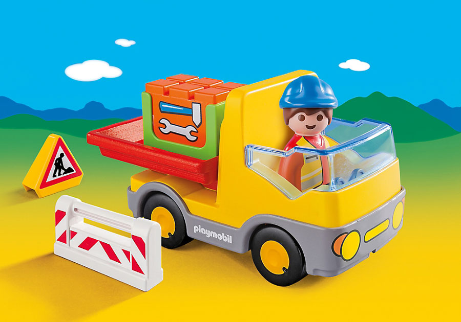 Playmobil 1,2,3 Construction Truck Fat Brain Toys