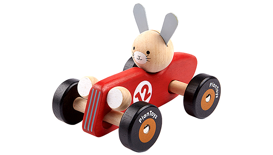 Rabbit Racing Car Fat Brain Toys
