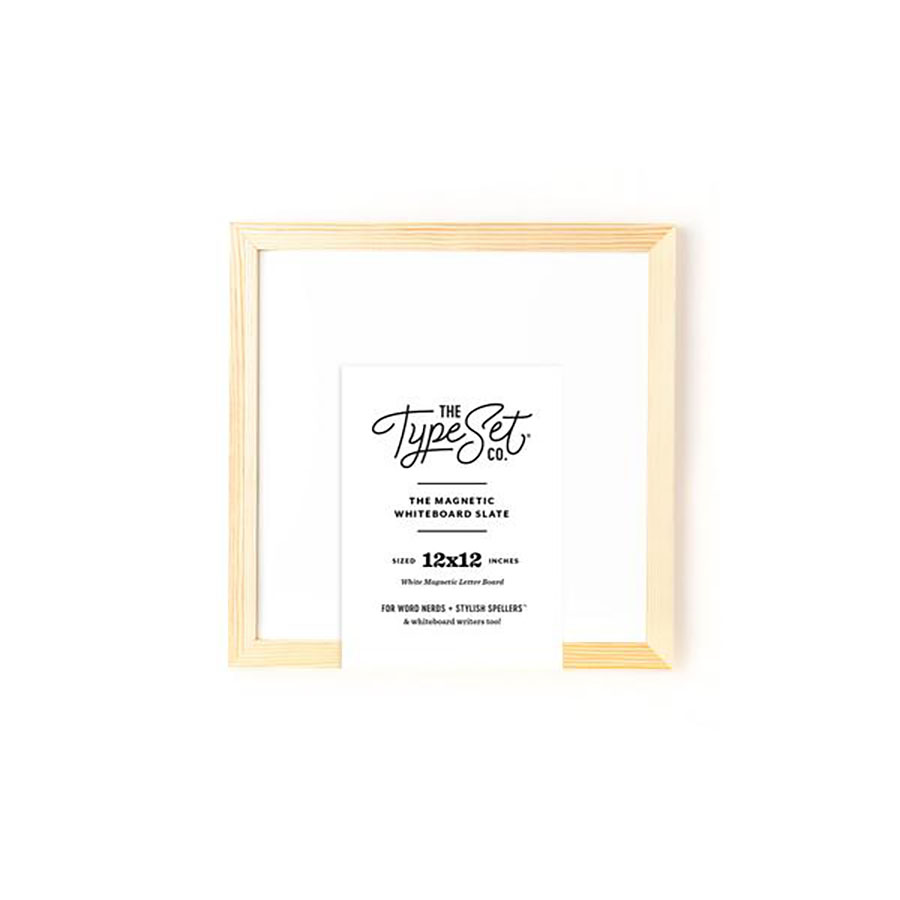 12x12 Letter Board Slate White Dry Erase Best for Ages 6 to 12