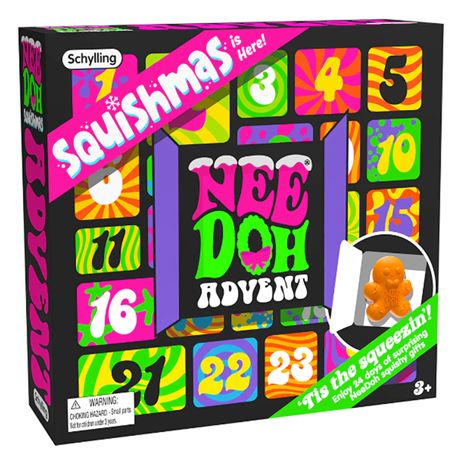 Nee Doh Advent Calendar Schylling Needoh Squishmas Advent Calendar