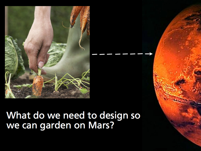 How to Plant a Garden on Mars — With a Robot