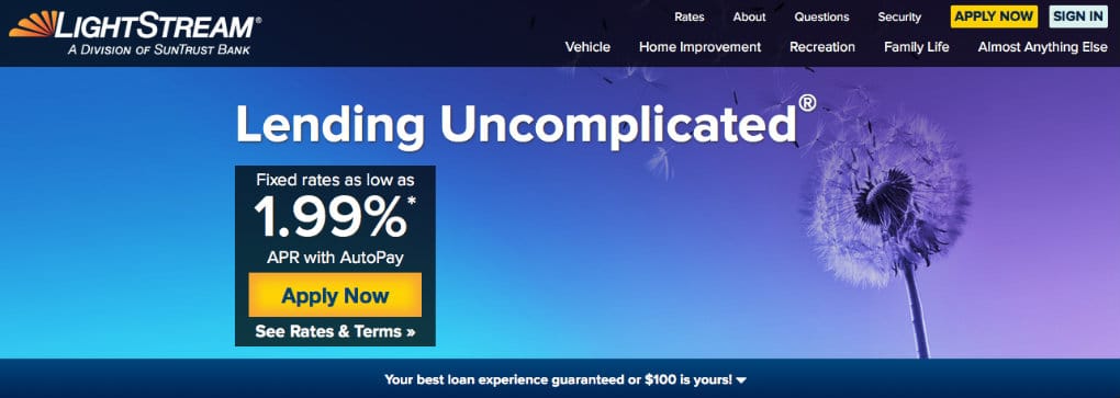 LightStream Personal Loan Review 2016 Credit Sesame