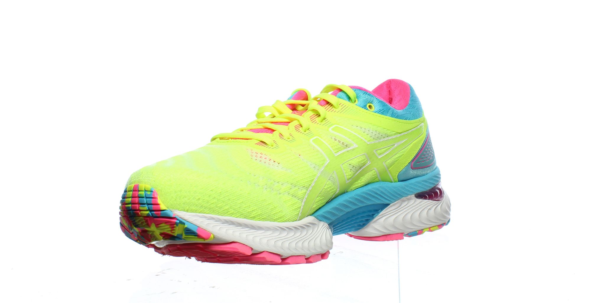 ASICS Womens GelNimbus 22 Yellow Running Shoes Size 8.5 (1346317) eBay