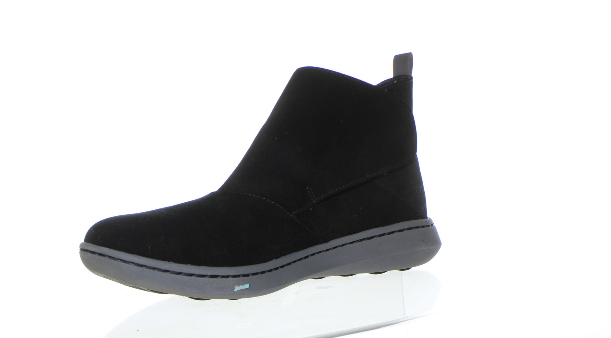 Clarks Womens Step Move Up Black Synthetic Ankle Boots Size 9 (788820