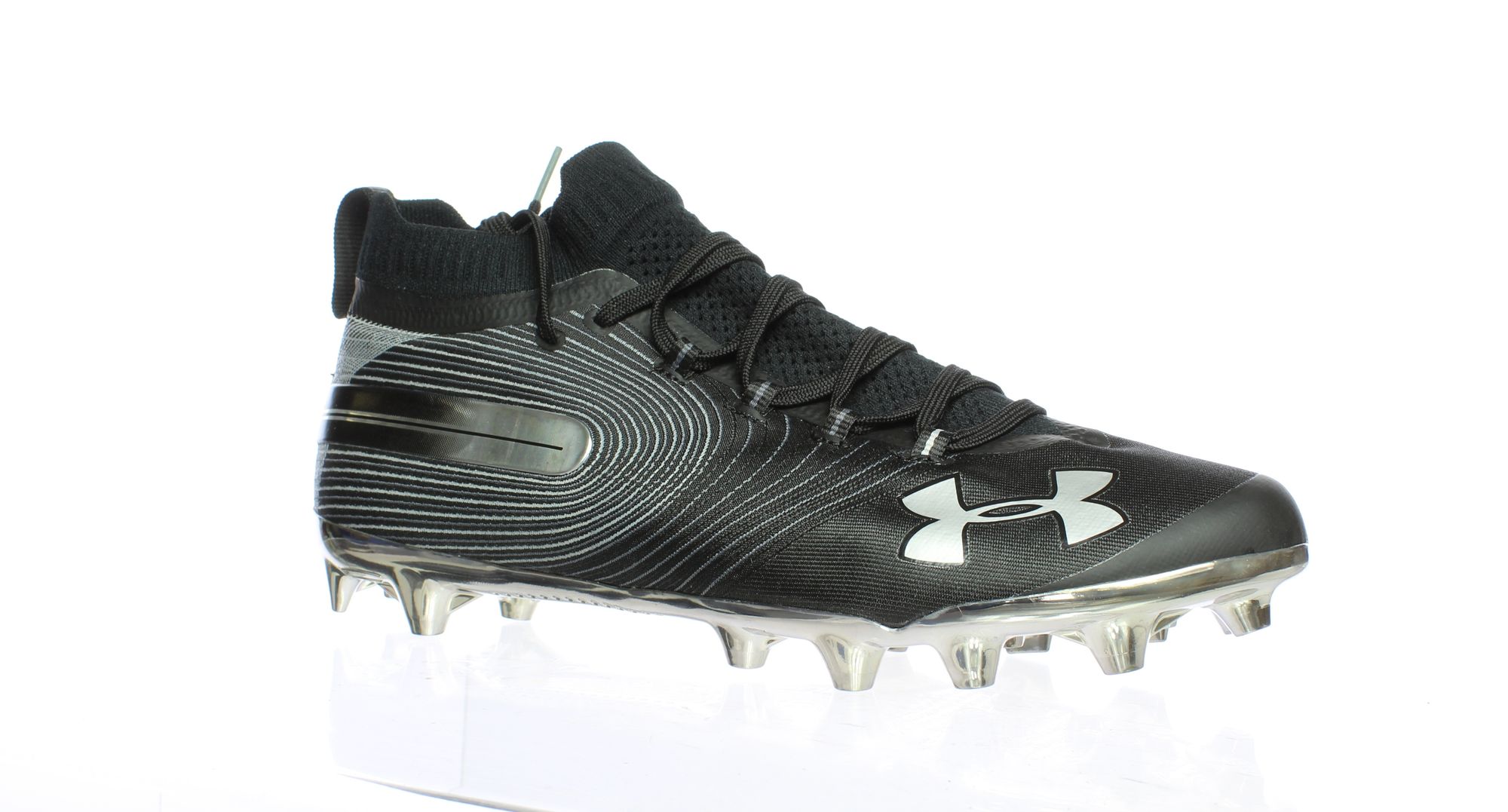Under Armour Mens Spotlight Mc Black/Black Lacrosse Cleats Size 13