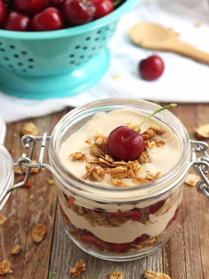 Coffee Greek Yogurt Parfaits With Toaster Oven Granola