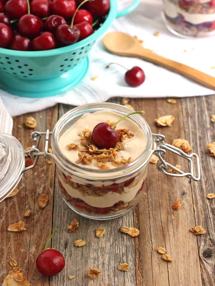 Coffee Greek Yogurt Parfaits With Toaster Oven Granola